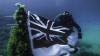 Valetta. Wrak Maori. Darek podnosi brytyjsk bander
